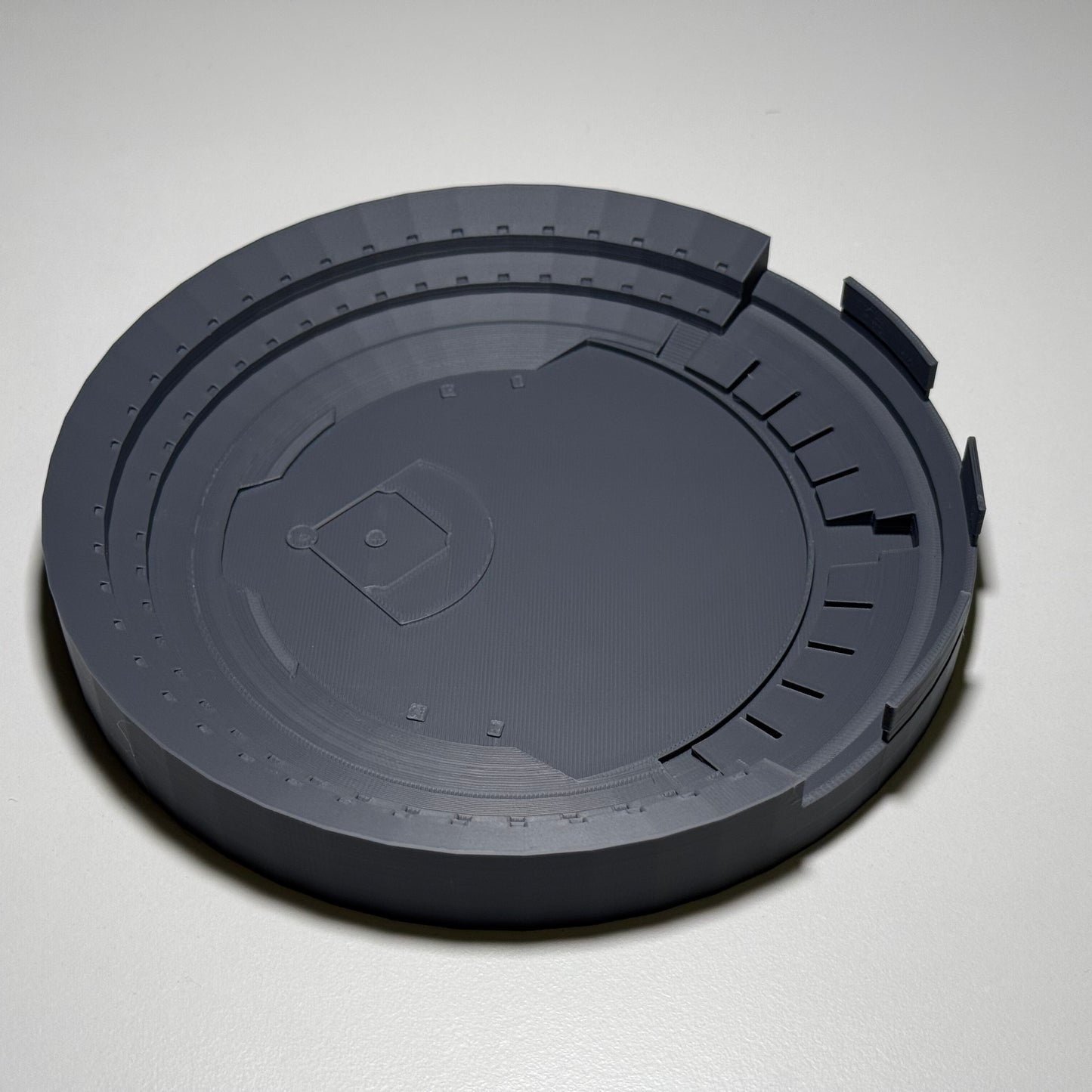 Oakland Coliseum (pre-1996 renovation) 3D Printed Scale Model